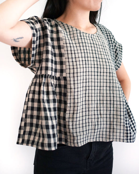 Widening the sleeve opening on your Collage Gather Top