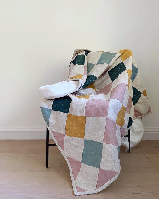Diamond Scrap Quilt