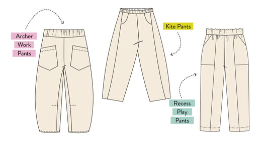 Pants Patterns Compared