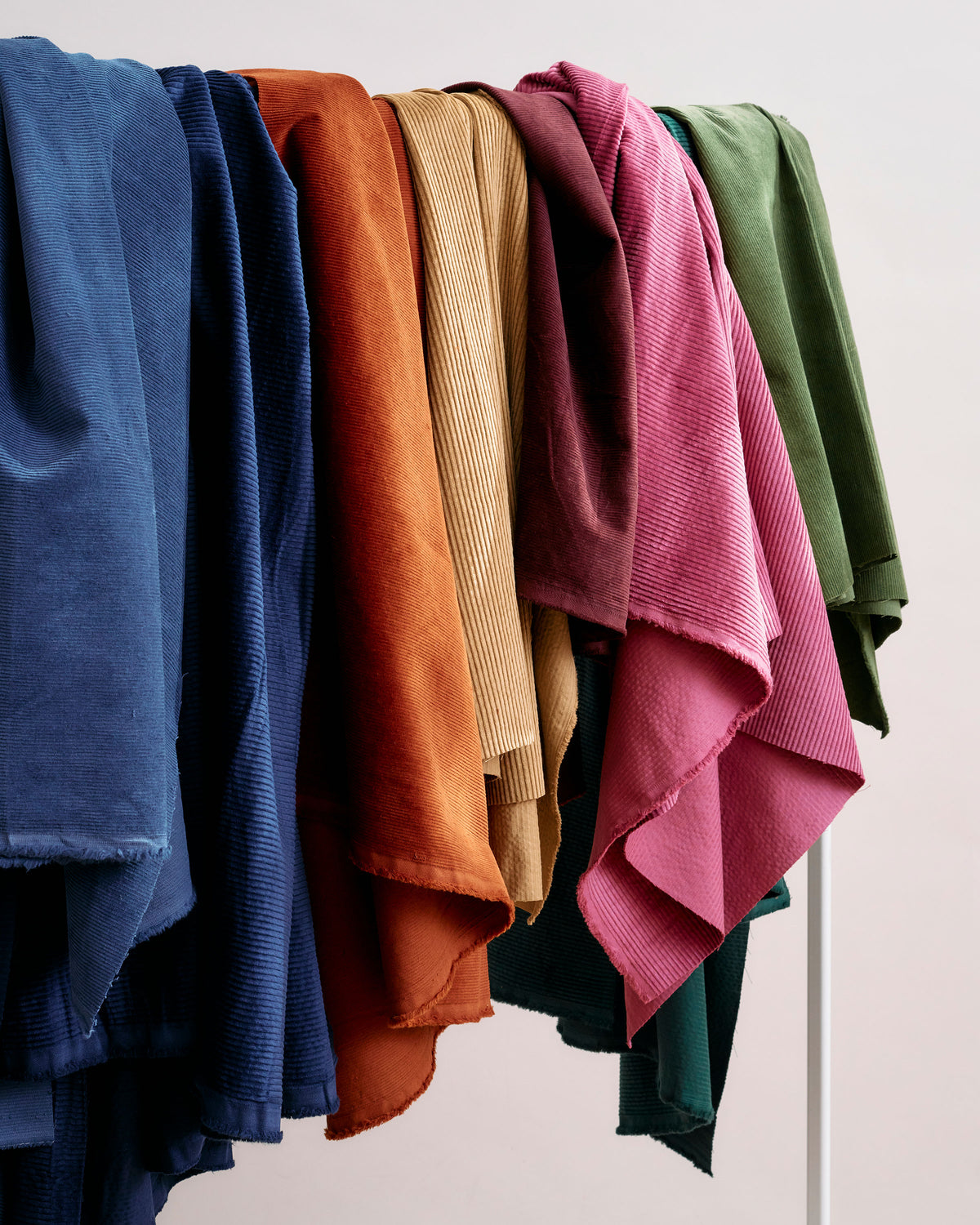 Relaxed 6 Wale Soft Washed Corduroy - Deep Sea
