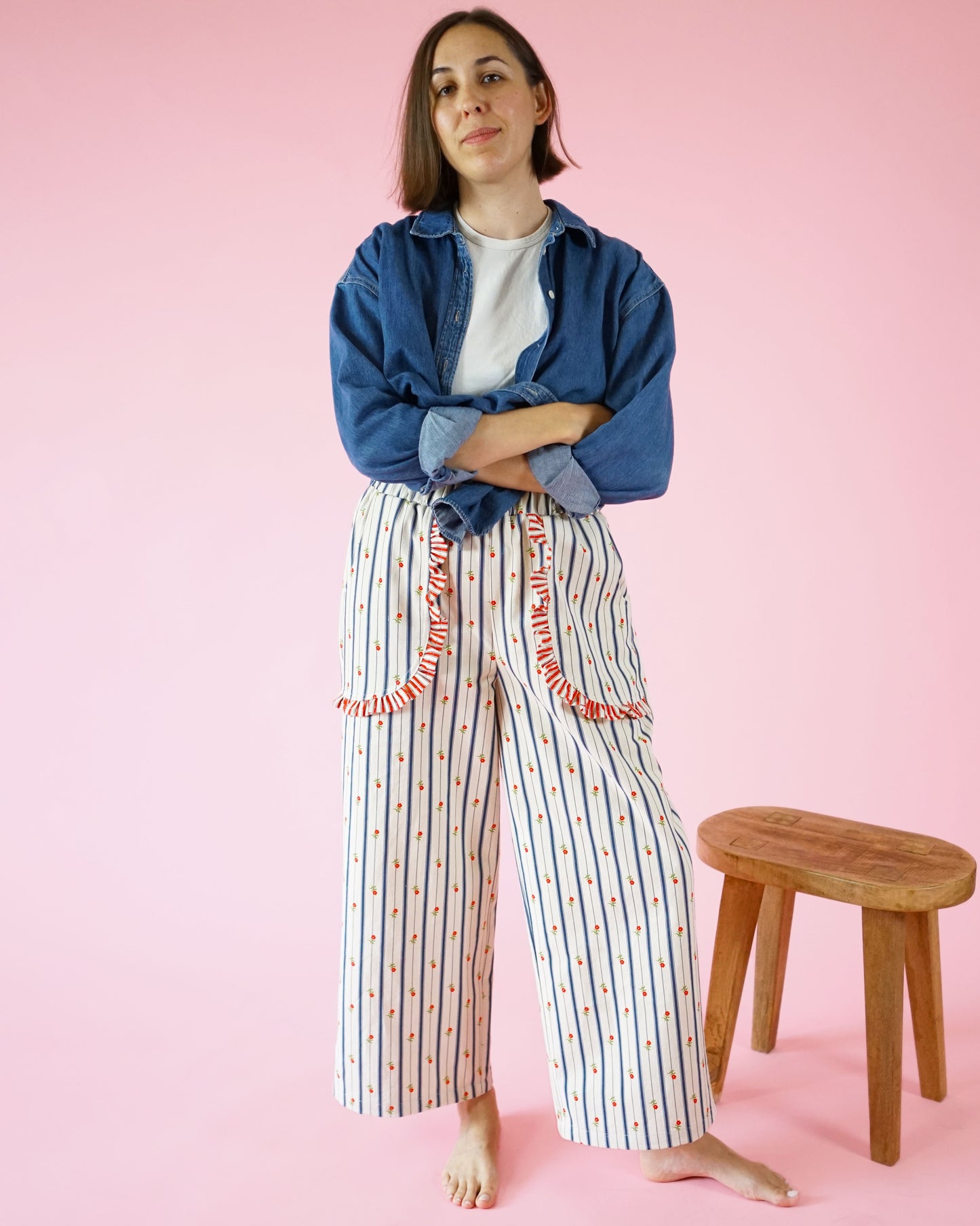 Apron Pocket Pants PDF Sewing Pattern