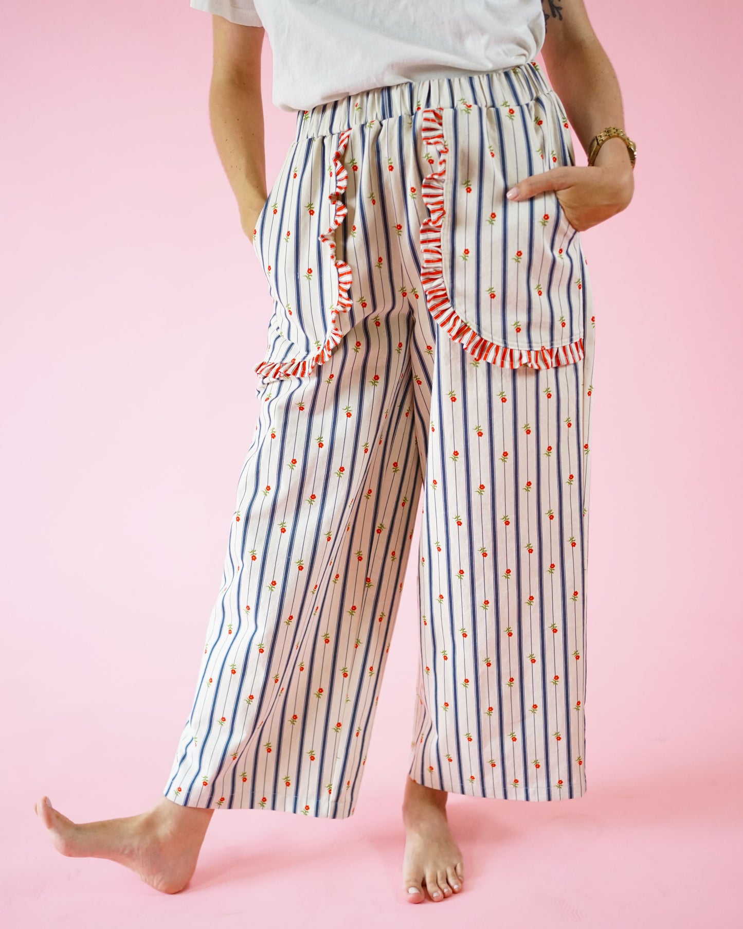 Apron Pocket Pants PDF Sewing Pattern