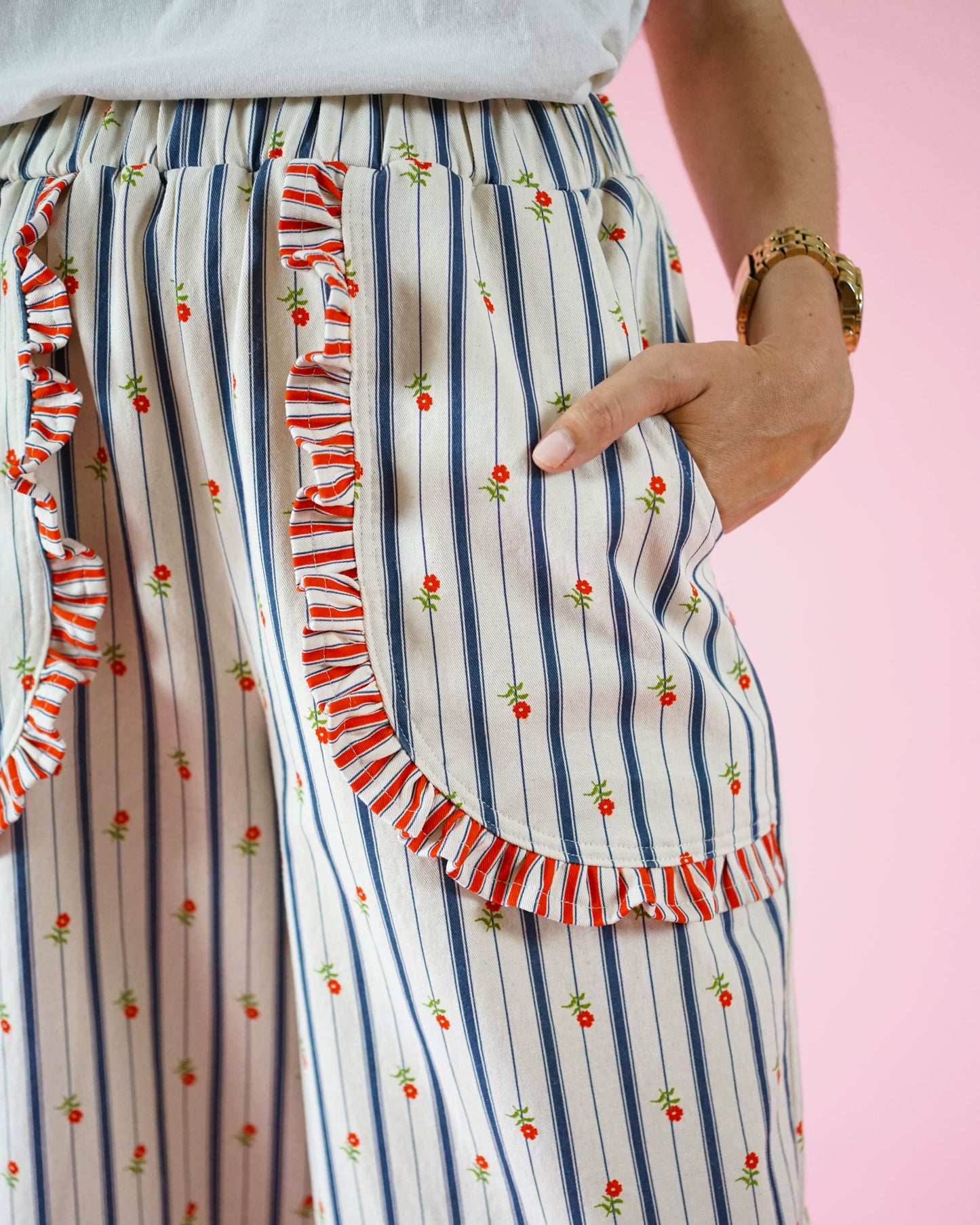 Apron Pocket Pants PDF Sewing Pattern