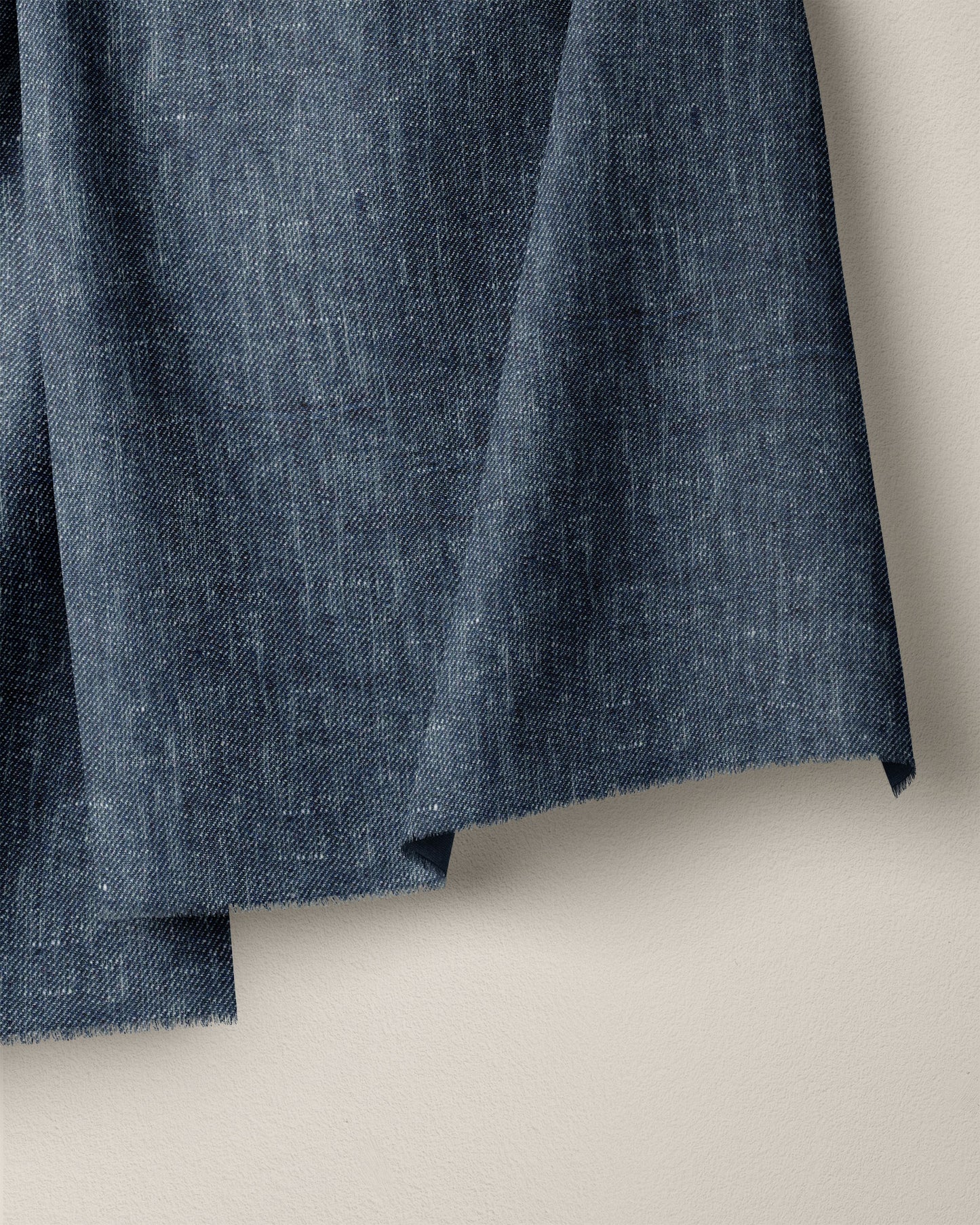 Blue Horizon Linen Denim Twill