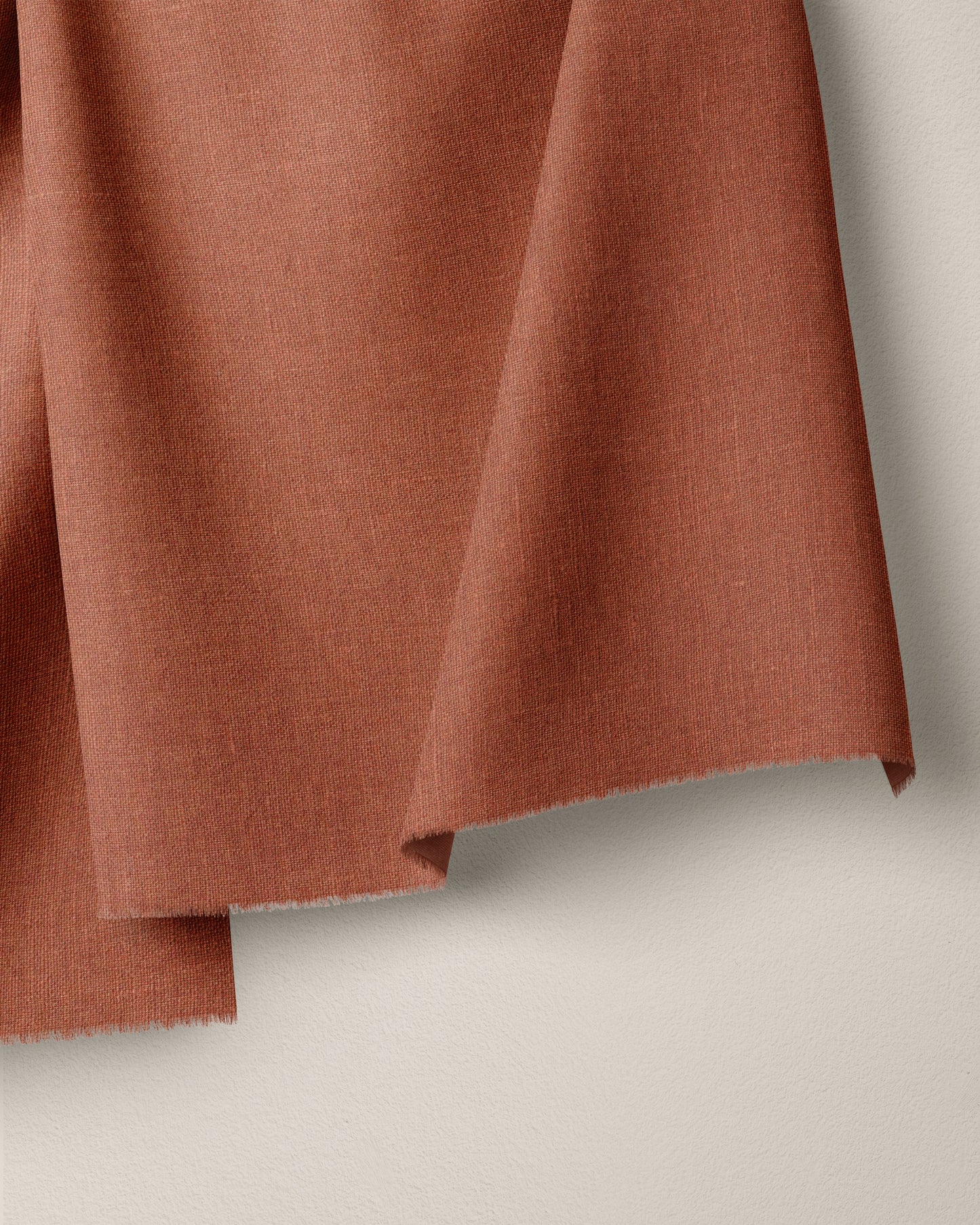 Brick Heavyweight Cloud Linen - 3.25 Yard Seconds