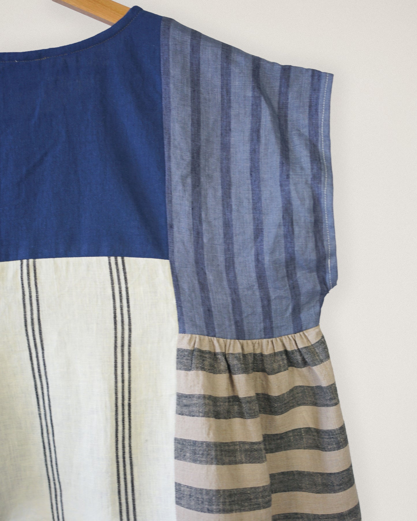 One of a Kind Collage Gather Top • Large