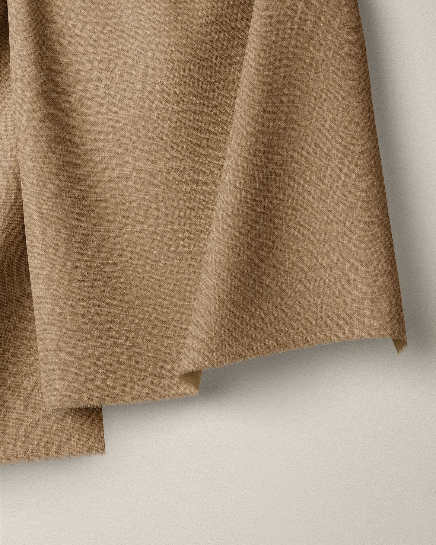 Camel Viscose Linen - 1/2 Yard Remnant 40% off