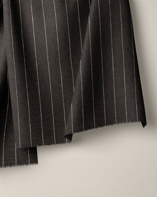 Canyon Pinstripe Linen Cotton Denim