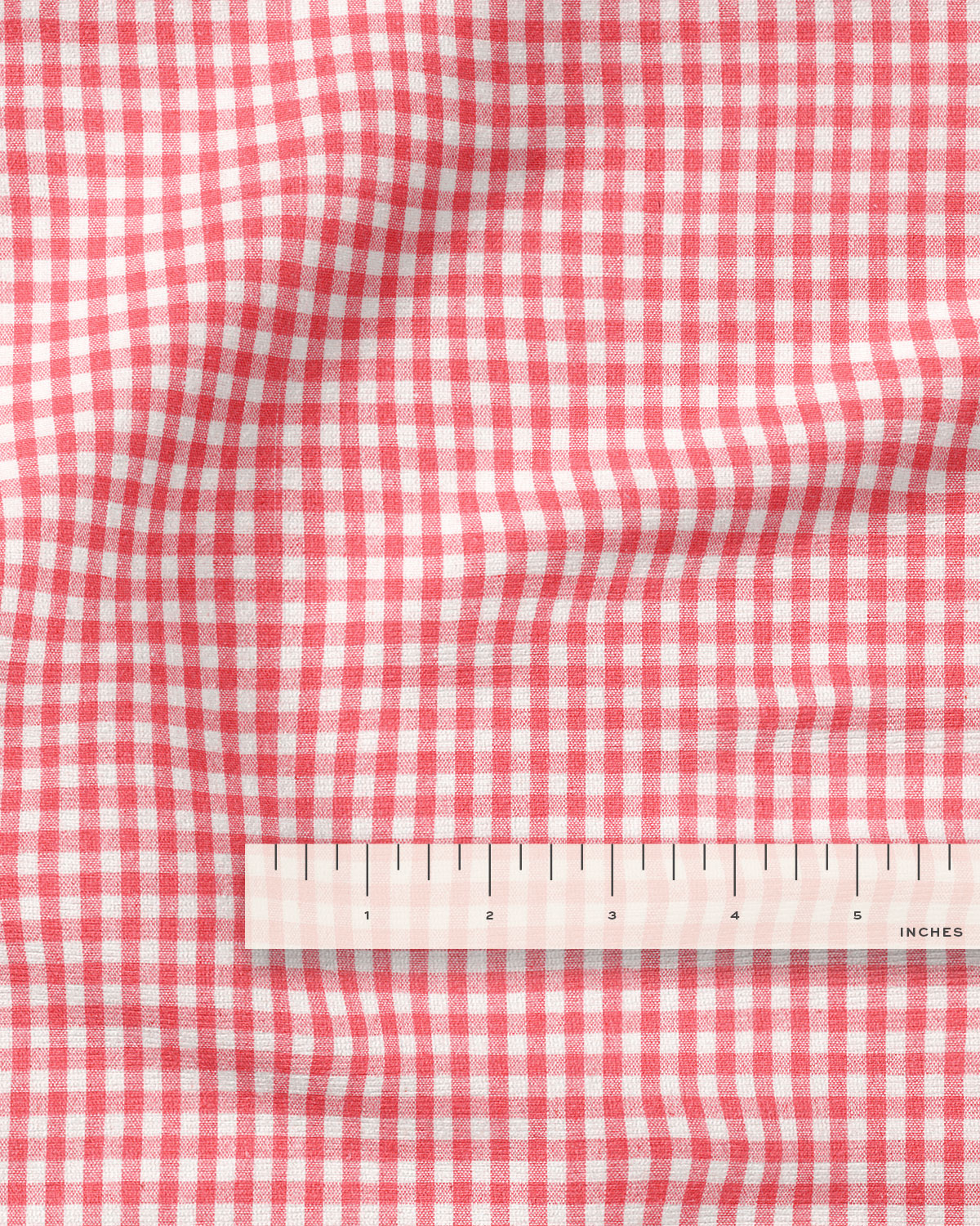 Mini Cotton Gingham Cherry