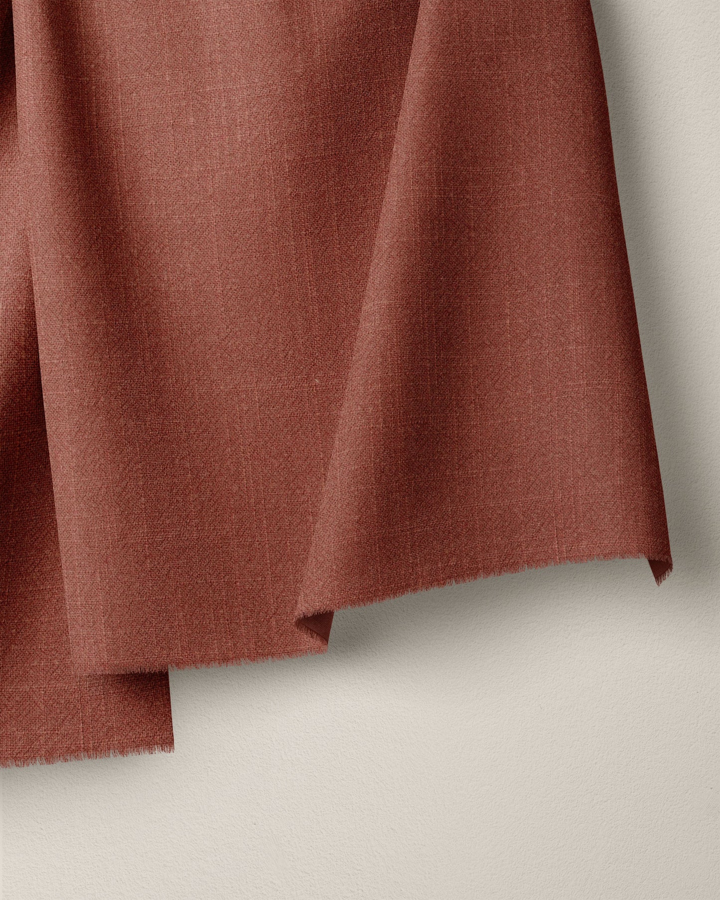 Cinnamon Viscose Linen - 1/2 Yard Remnant 40% off