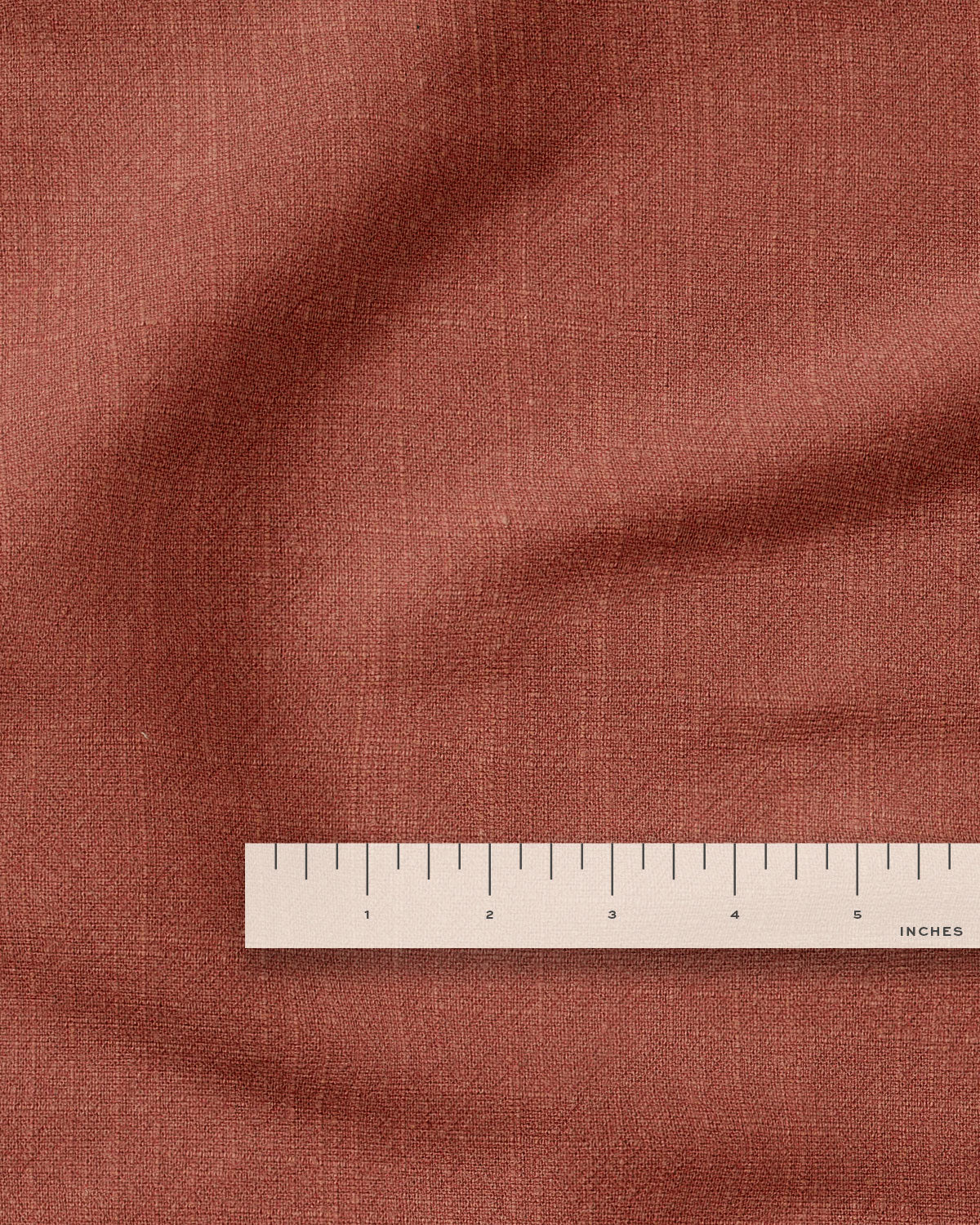 Cinnamon Viscose Linen - 1/2 Yard Remnant 40% off