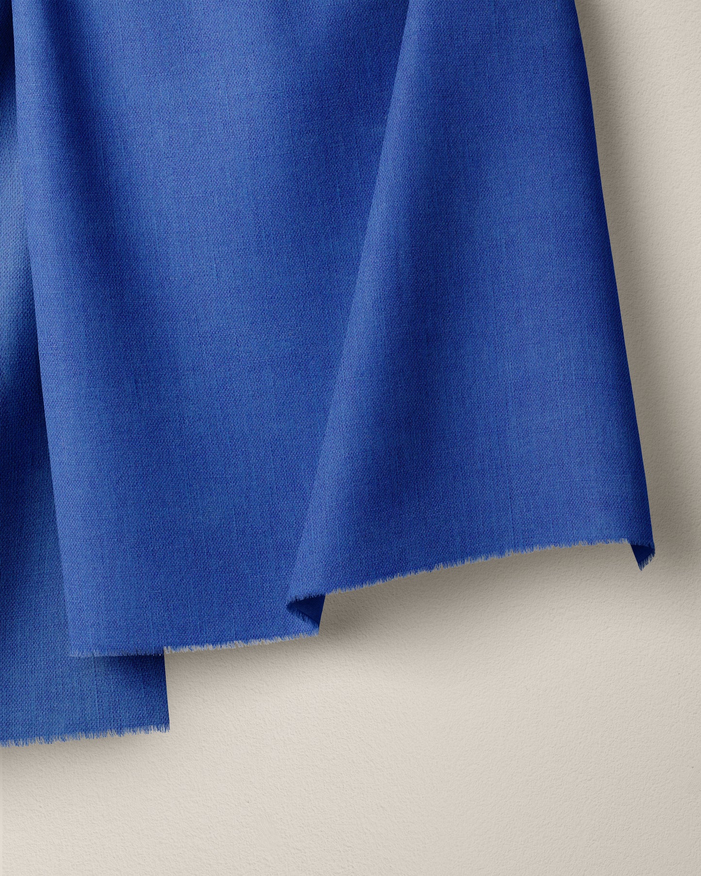 Cobalt Summer Cloud Linen - 3 Yard Remnant