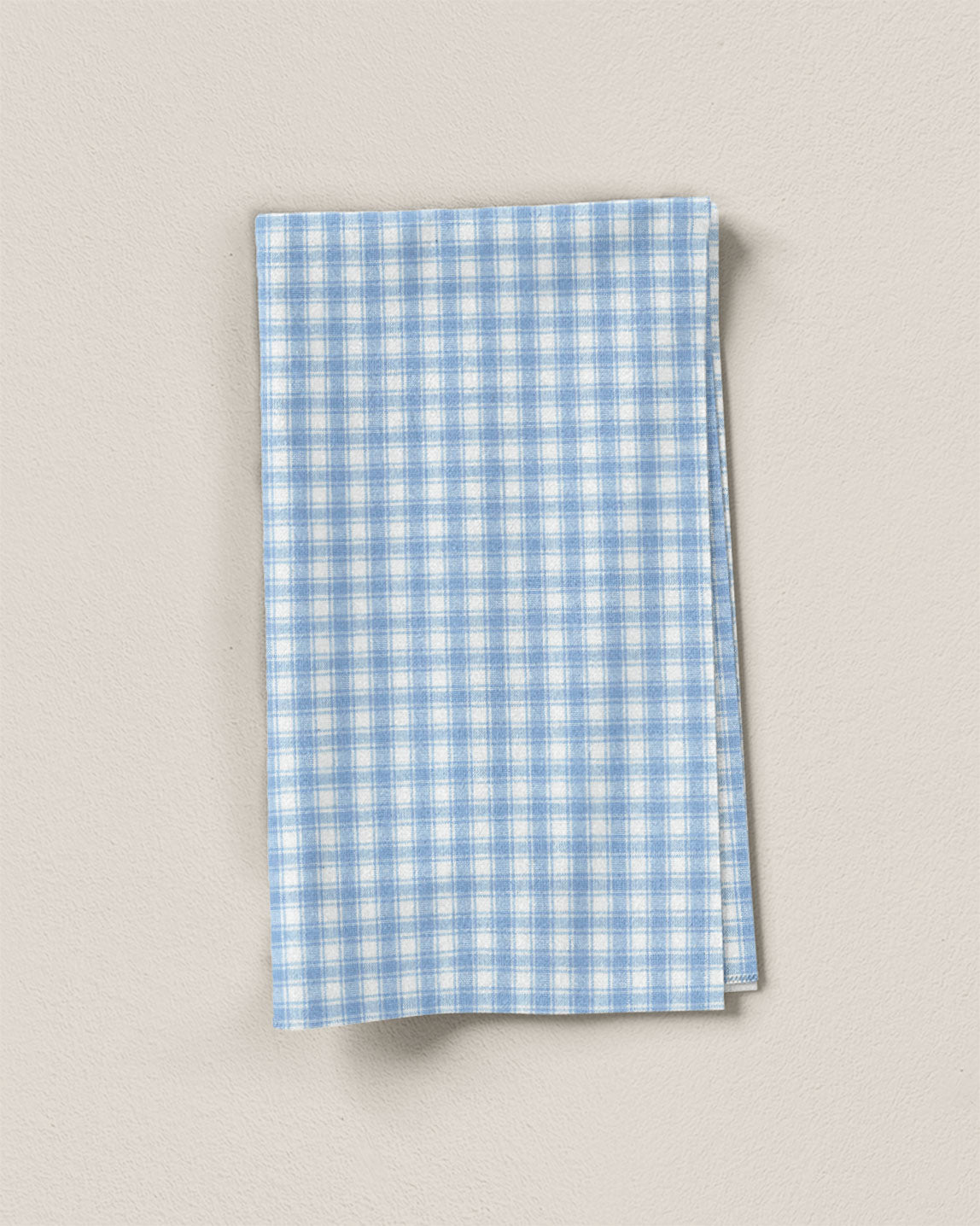 Cornflower Cafe Check Cotton - 2.5 Yard Remnant