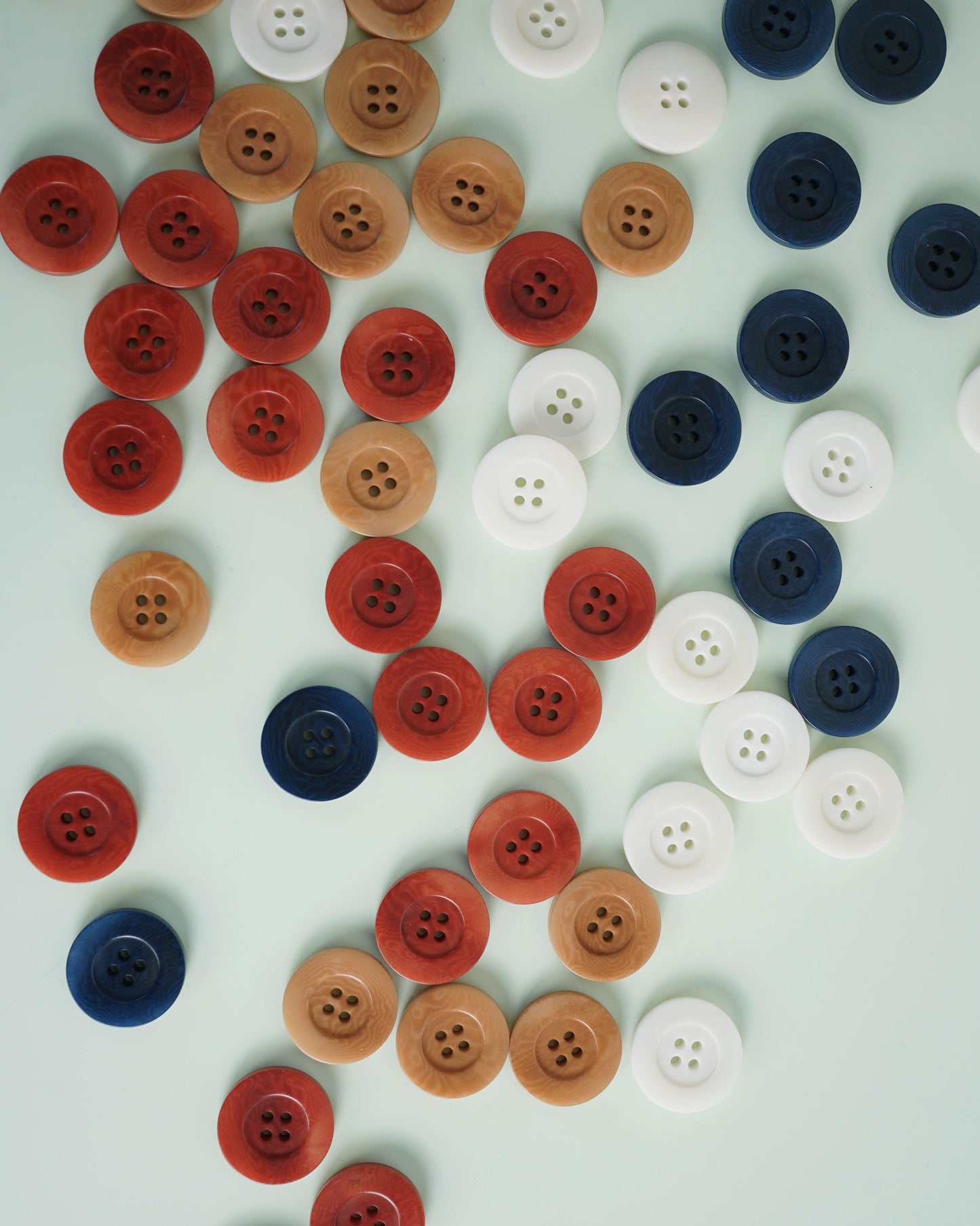 Amber 1" Corozo Nut Buttons