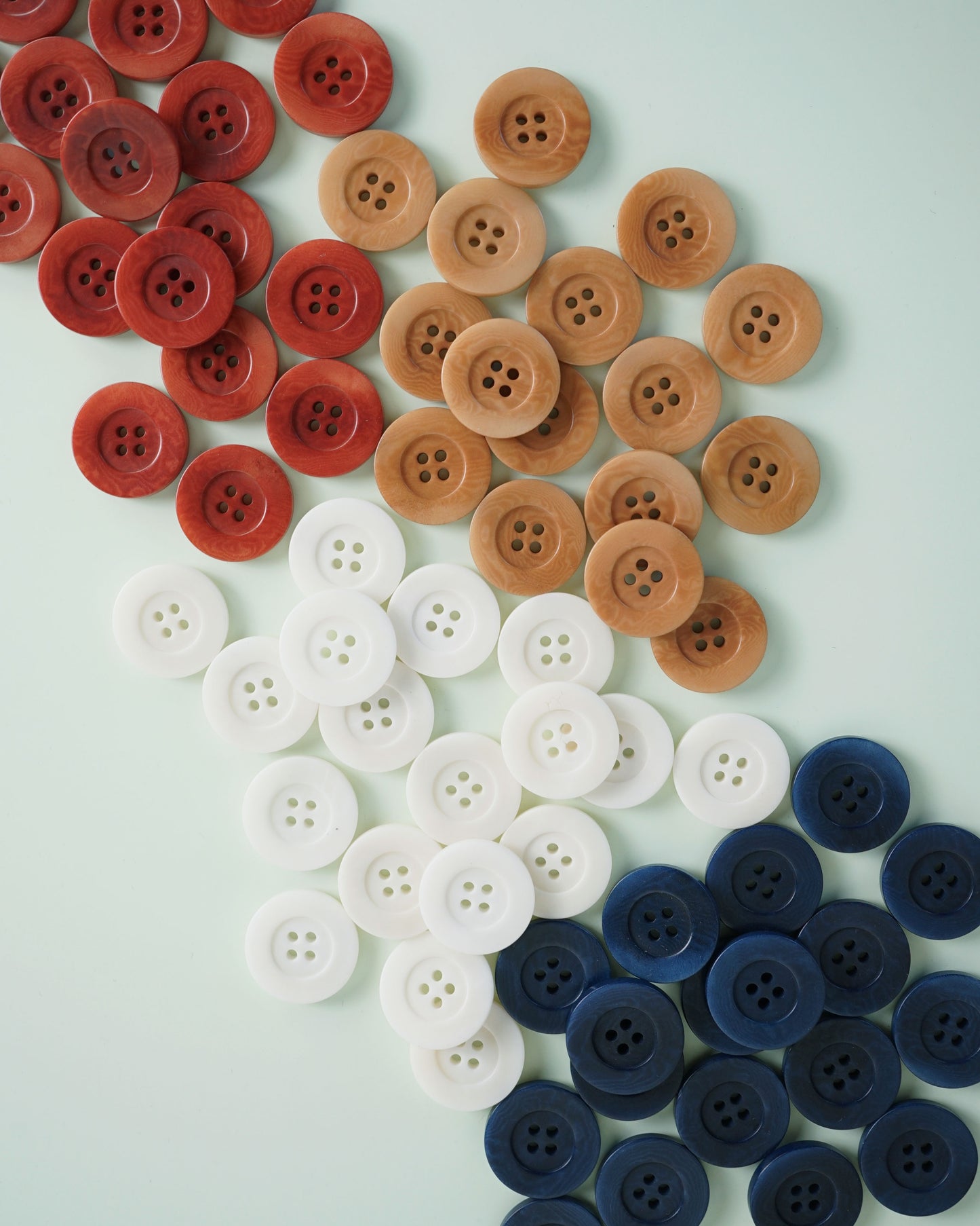 Amber 1" Corozo Nut Buttons