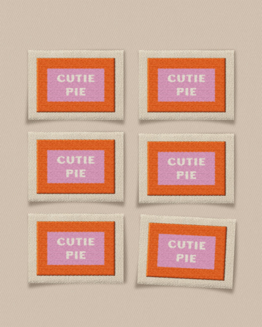 Cutie Pie Large Garment Labels