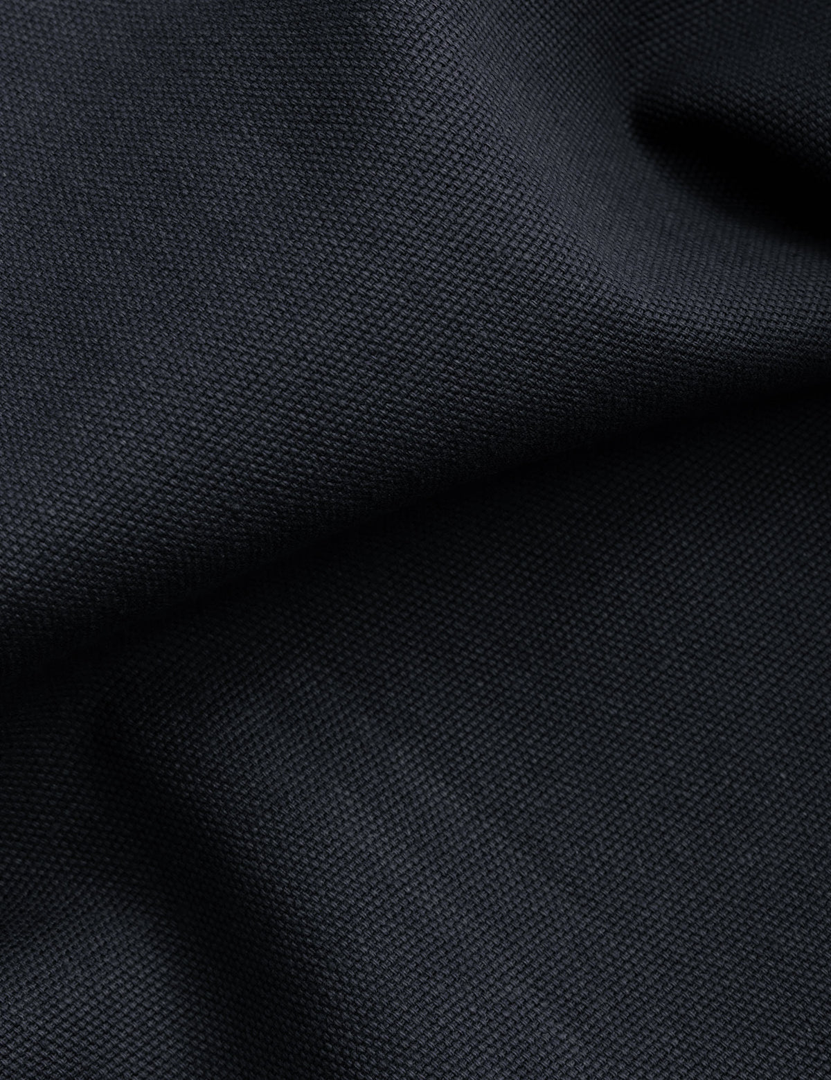 Deepest Navy Relaxed Cotton Canvas