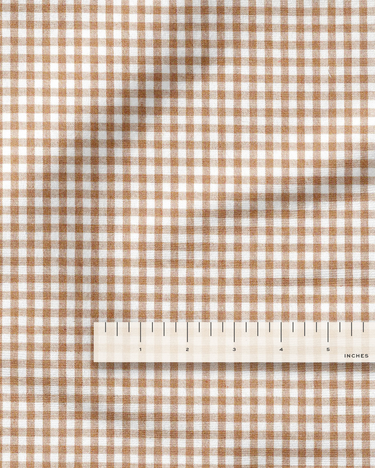 Gingerbread Kitchen Gingham Cotton
