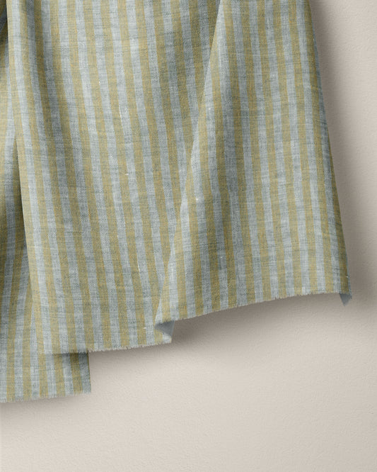 Golden Sky Candy Stripe Washed Linen