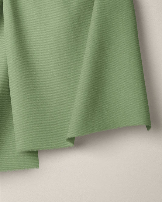 Matcha Washed Cotton Twill