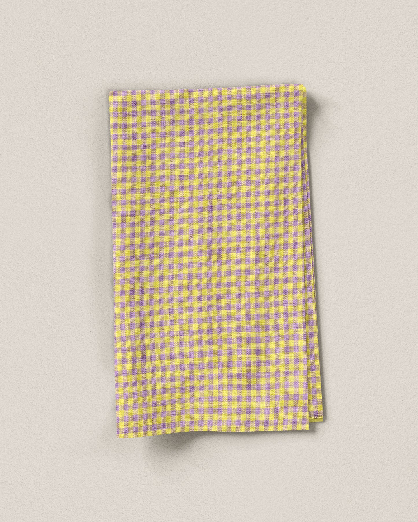 Micro Cupcake Gingham Linen - 3 Yard Remnant