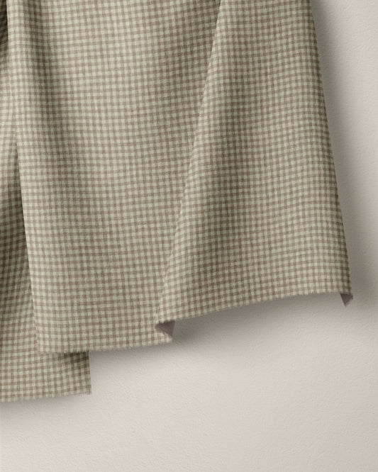 Micro Toast Gingham Linen