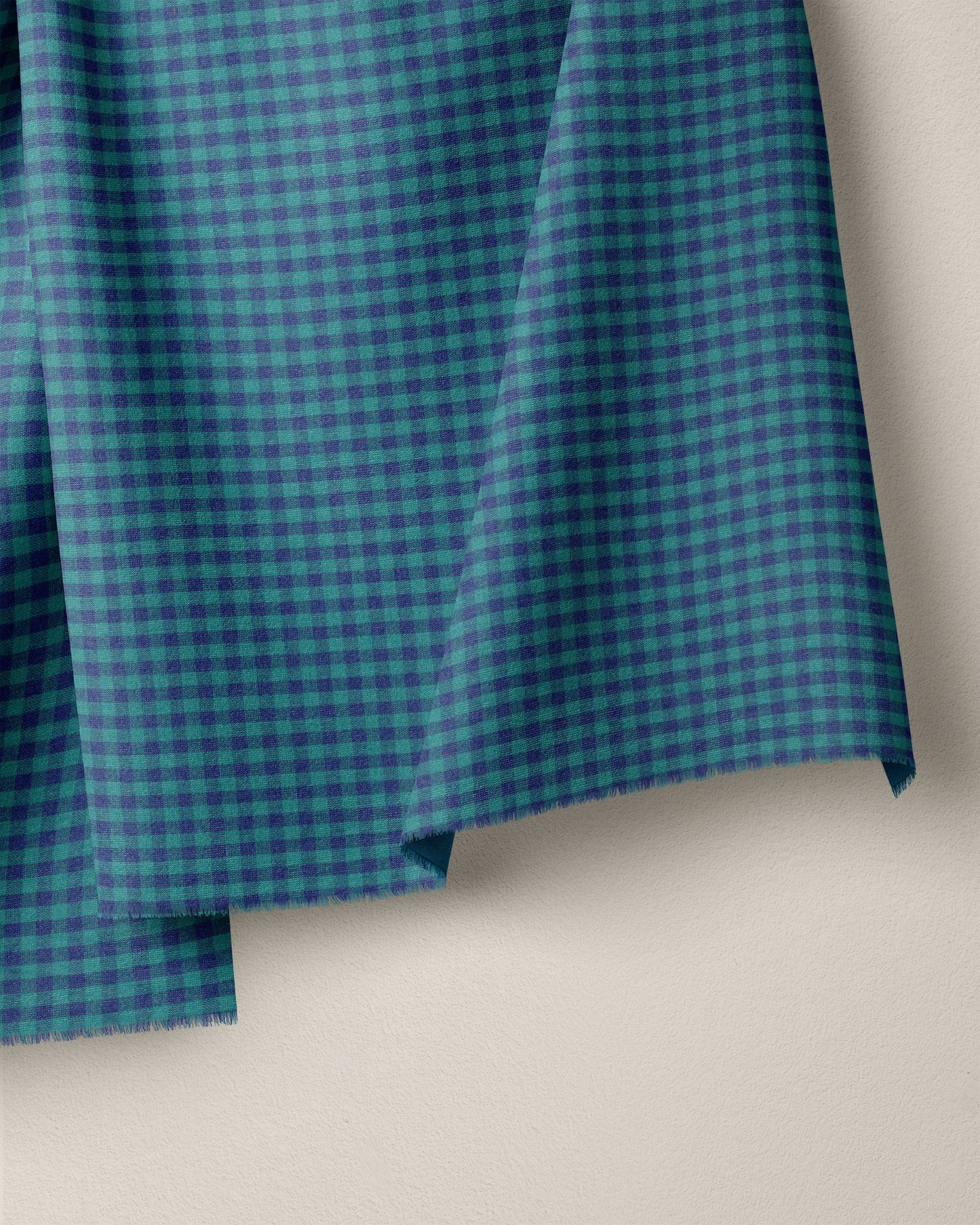 Mini Cotton Gingham Scuba - 3 Yard Remnant
