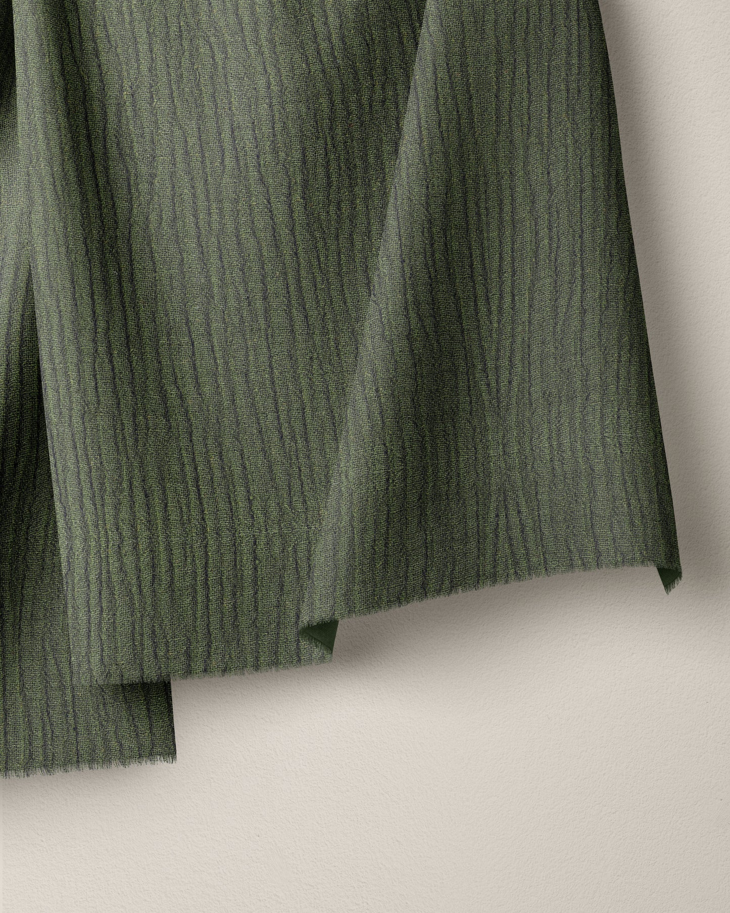 Olive Gauze Linen Cotton