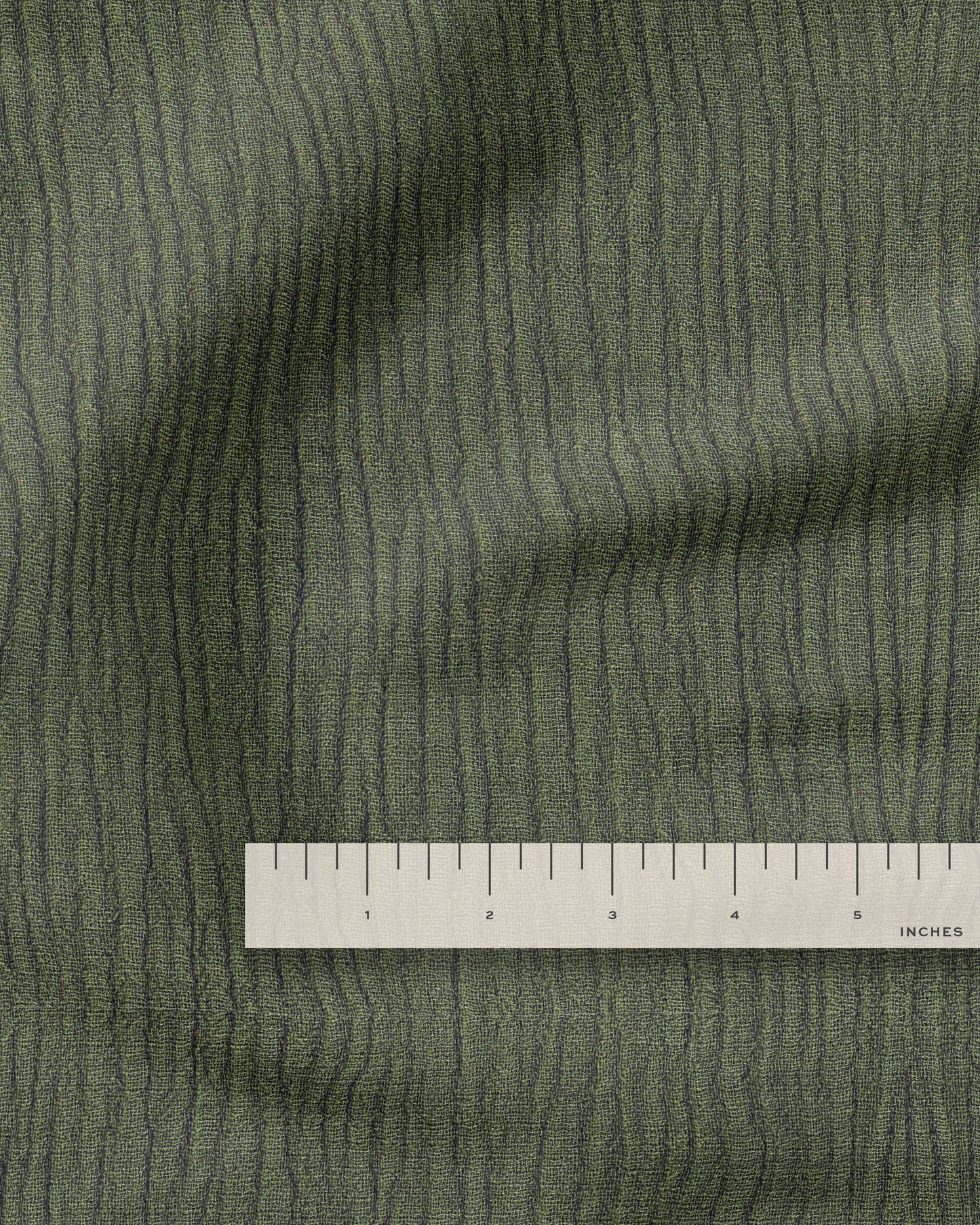 Olive Gauze Linen Cotton