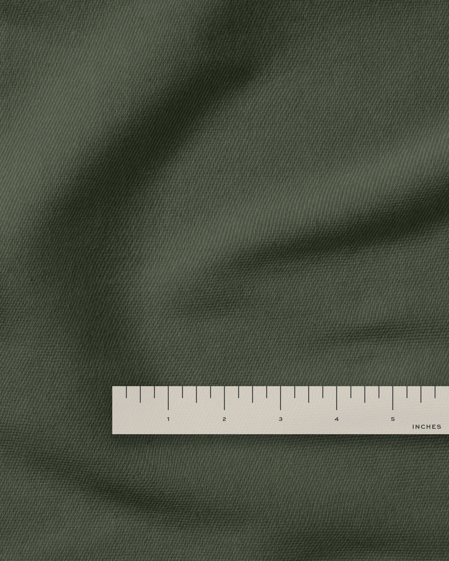 Olive Washed Cotton Twill