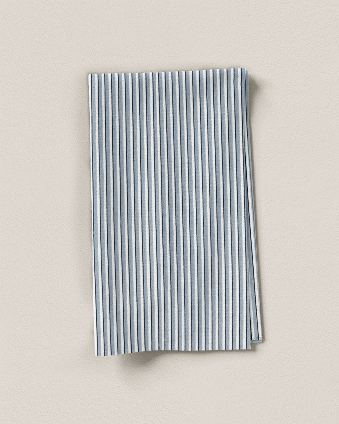 Gray Pinstripe Screen Print Cotton