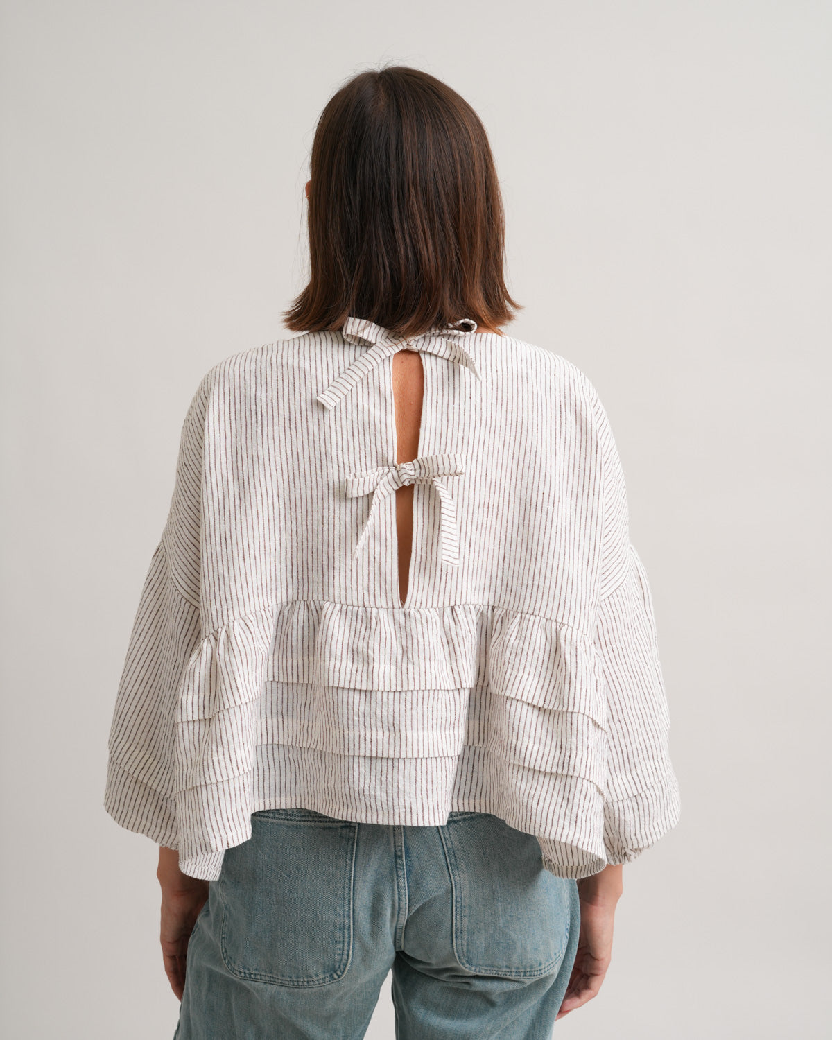 Pintuck Poet Blouse PDF Sewing Pattern
