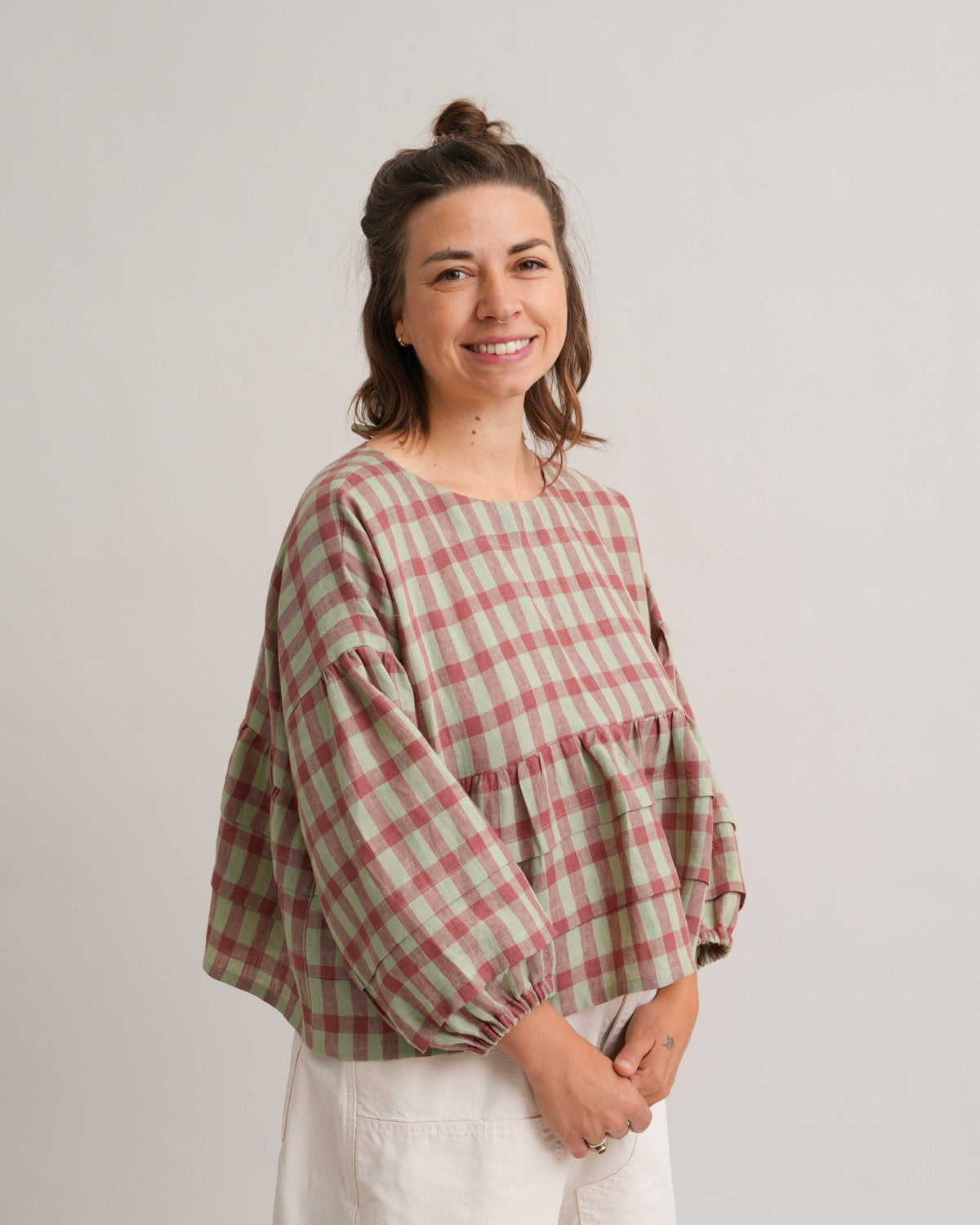 Pintuck Poet Blouse PDF Sewing Pattern