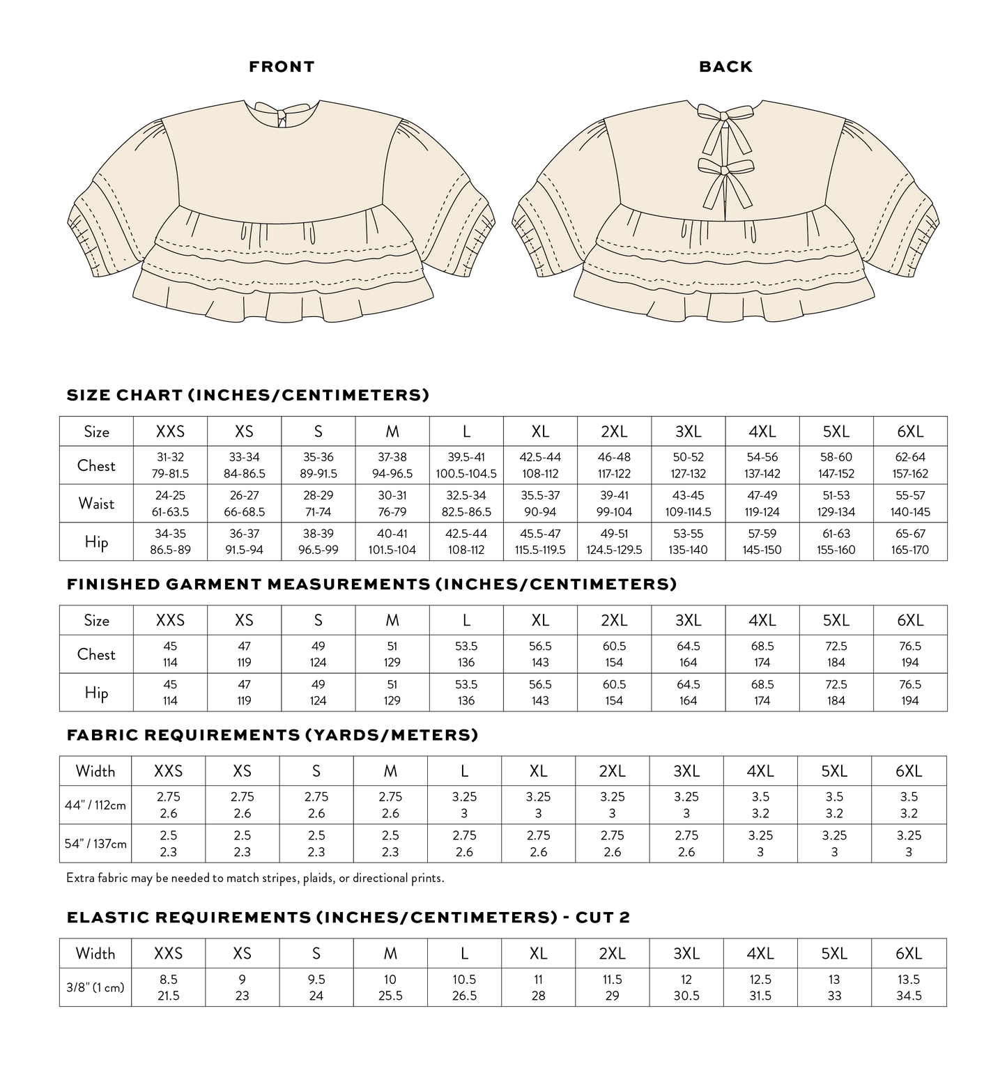 Pintuck Poet Blouse PDF Sewing Pattern