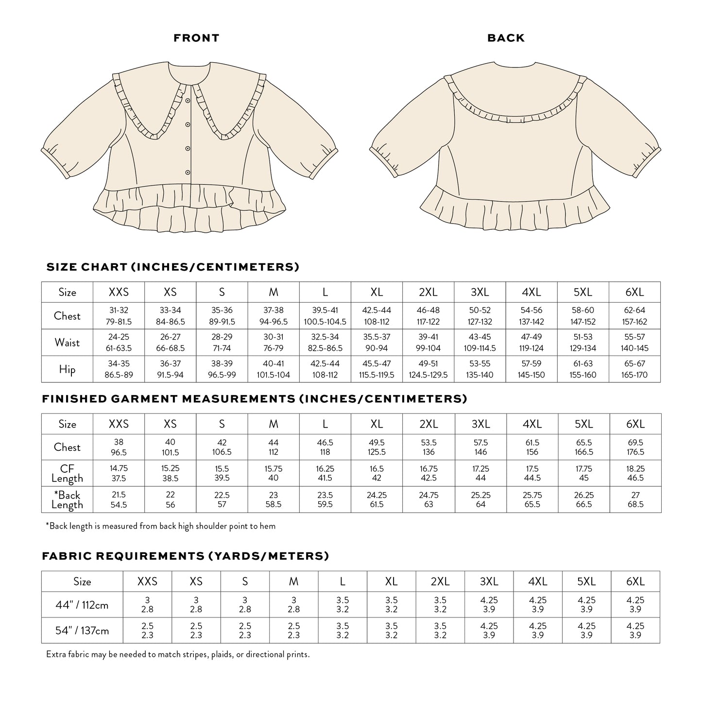 Playdate Blouse PDF Sewing Pattern