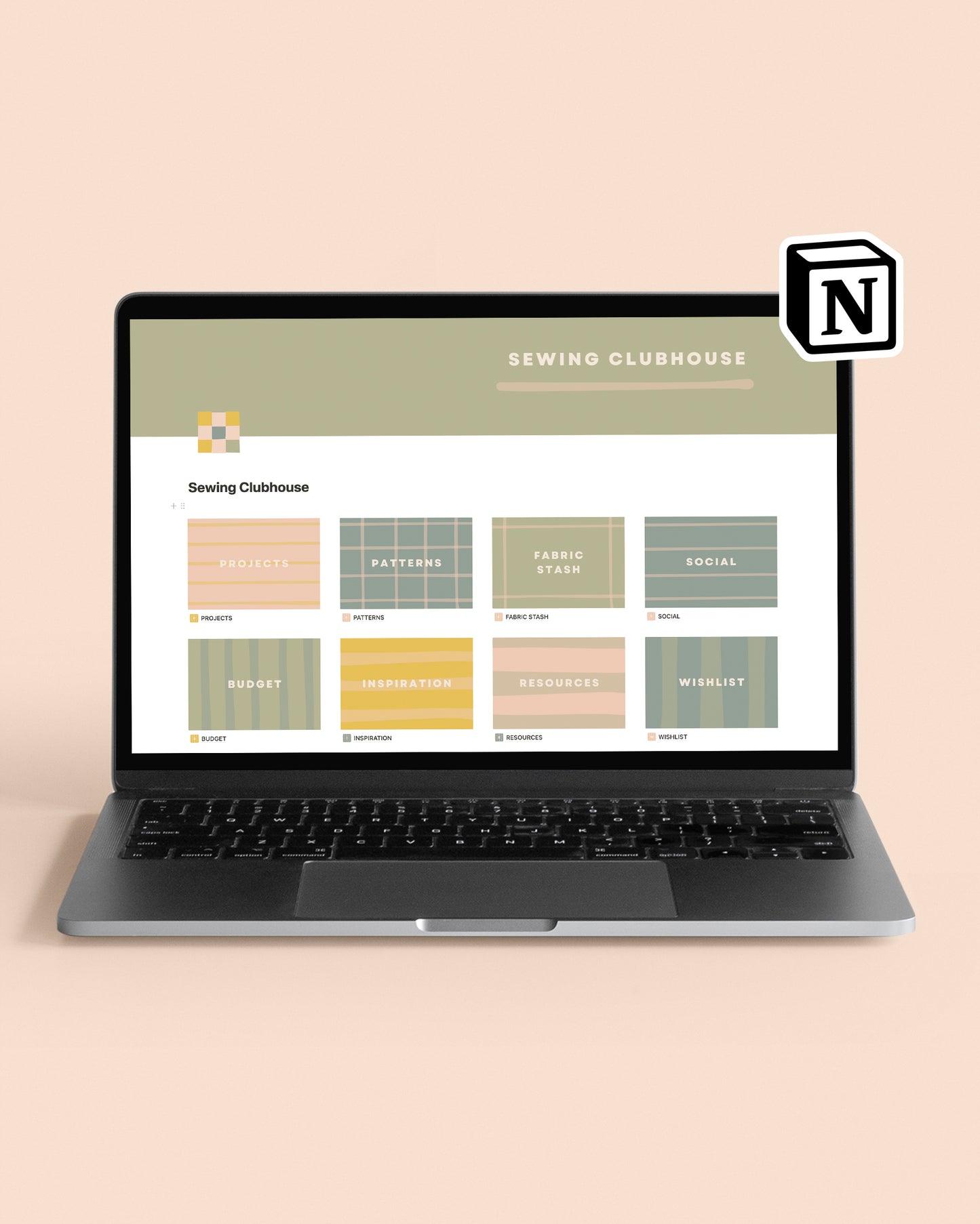 Sewing Clubhouse Notion Template