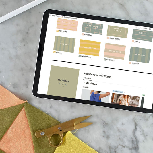 Sewing Clubhouse Notion Template