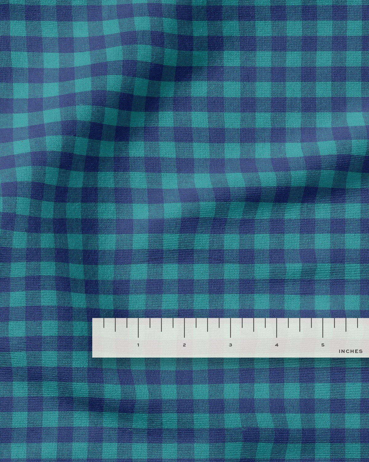 Medium Cotton Gingham Scuba - 3 Yard Remnant
