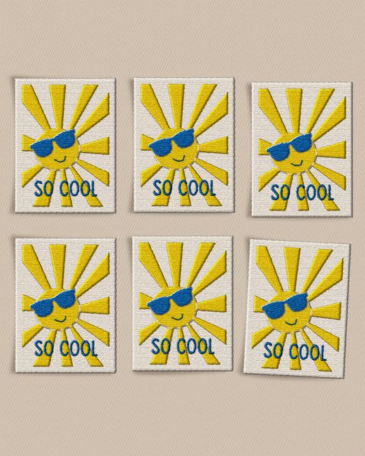 So Cool Large Woven Garment Labels