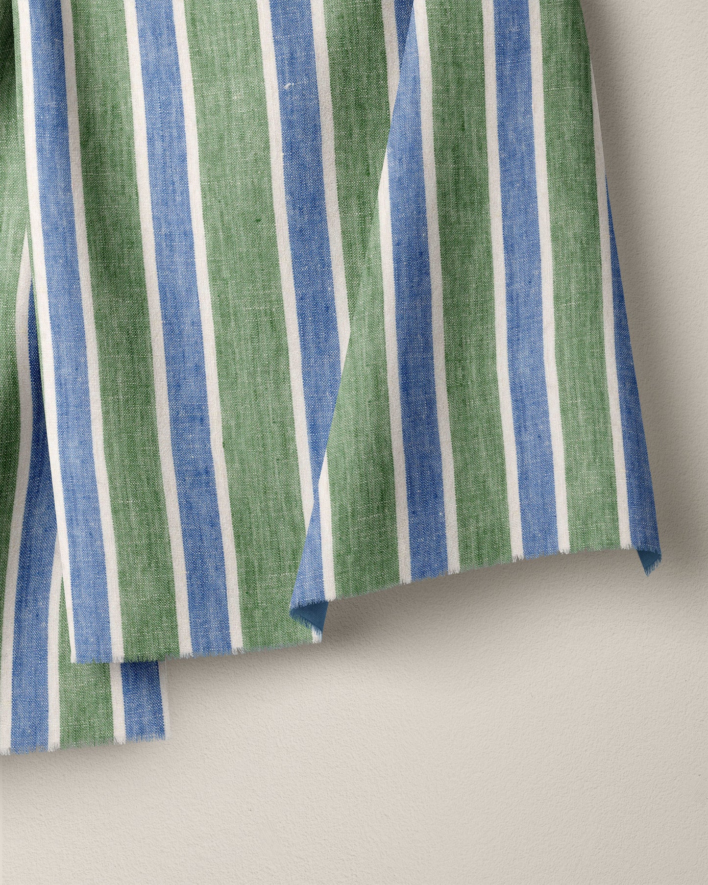 Field Stripe Washed Linen - 1 Yard Seconds