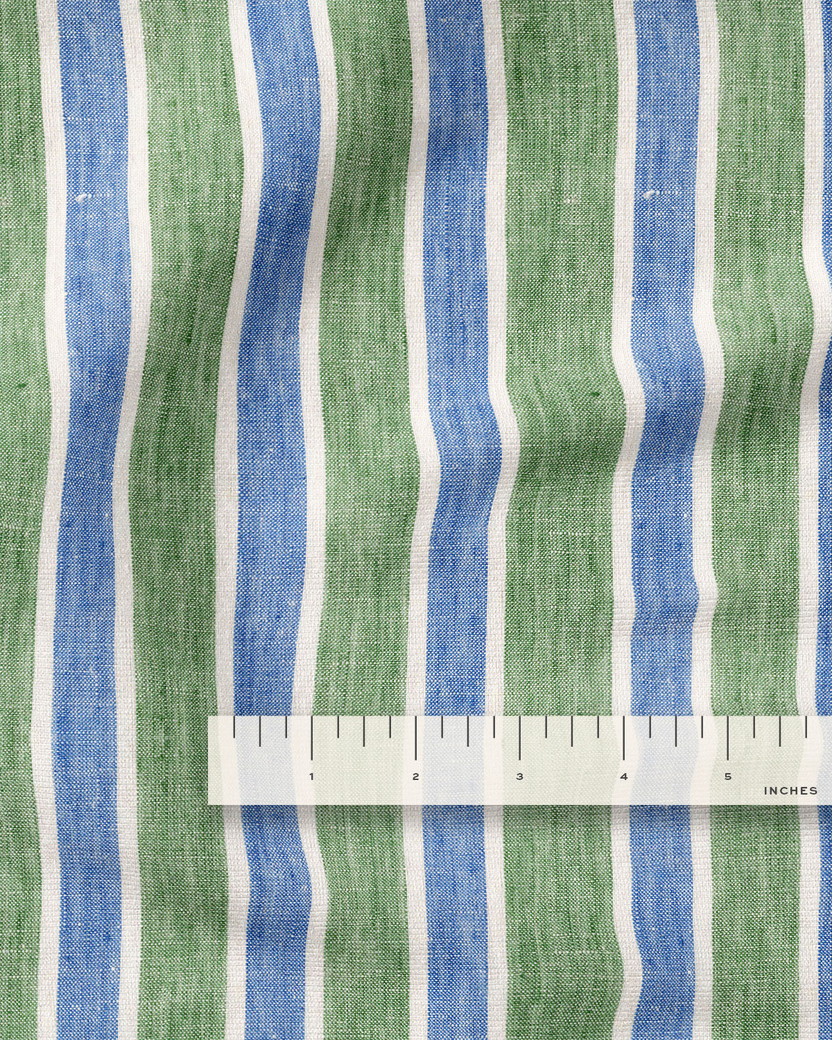 Field Stripe Washed Linen - 1 Yard Seconds