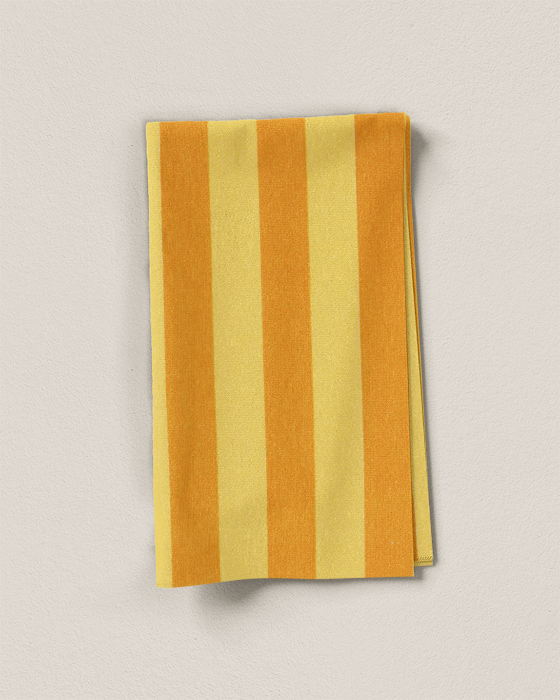 Honey Big Stripe Screen Print Cotton - 1.5 Yard Seconds