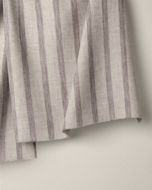 Sand Stripe Linen - 1.75 Yard Seconds