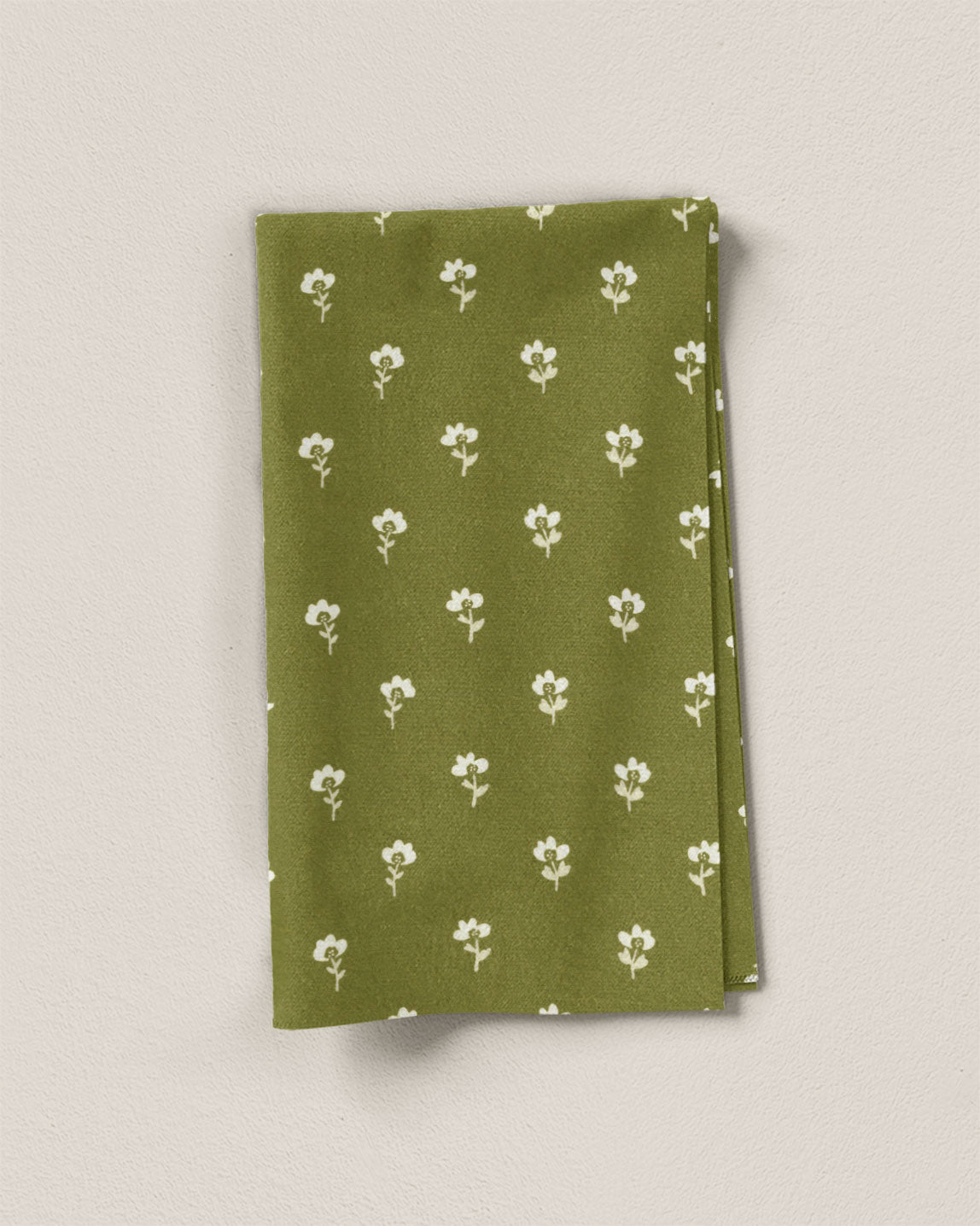 Sunlit Fern Organic Cotton Block Print