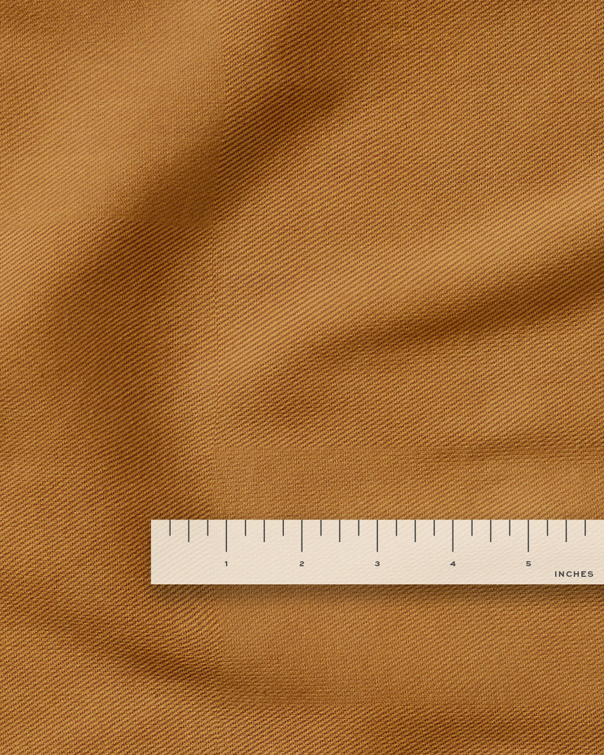 Dijon Brown 9.5 oz Bull Denim - 1 Yard Seconds