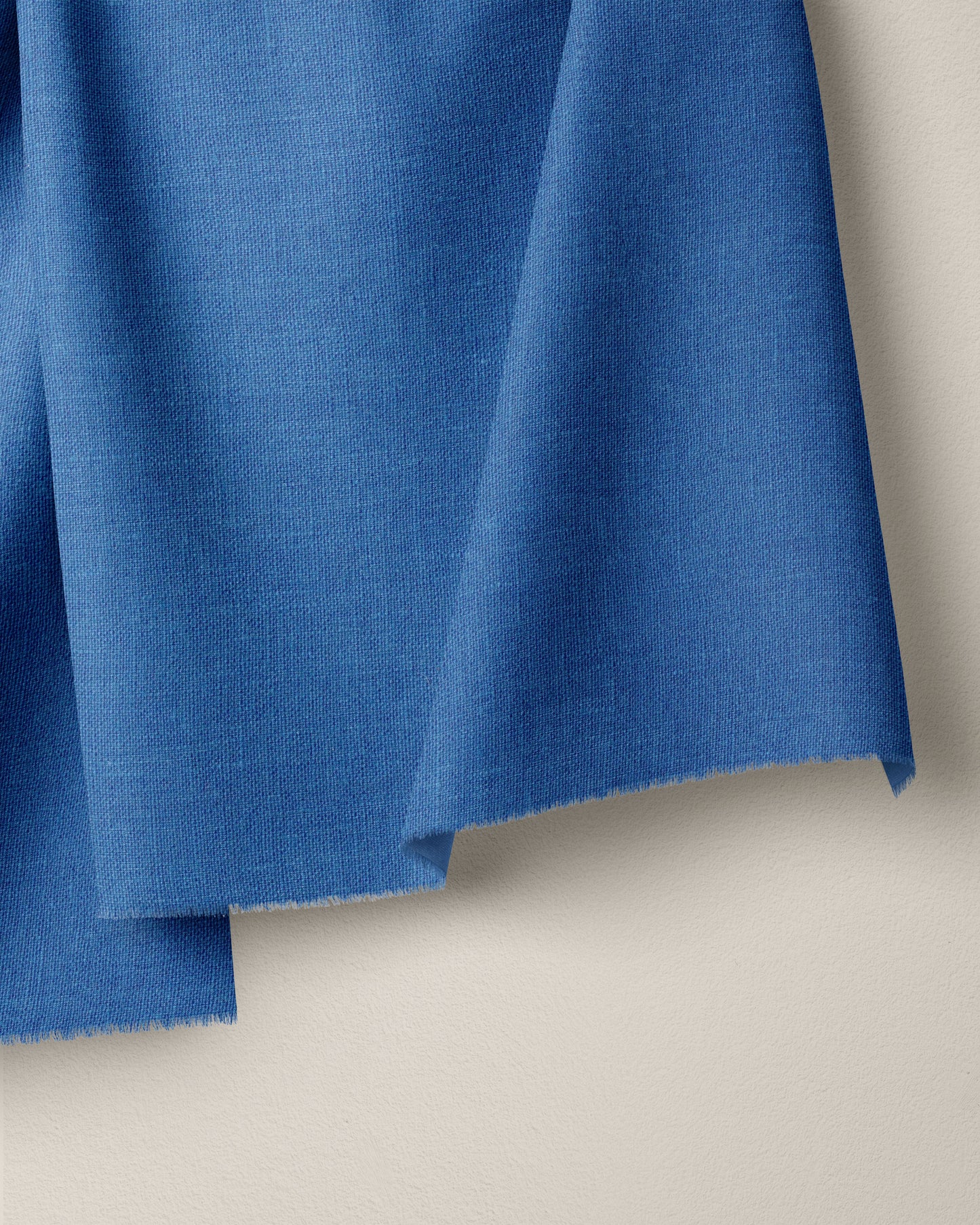 True Blue Heavyweight Cloud Linen - 2.5 Yard Remnant