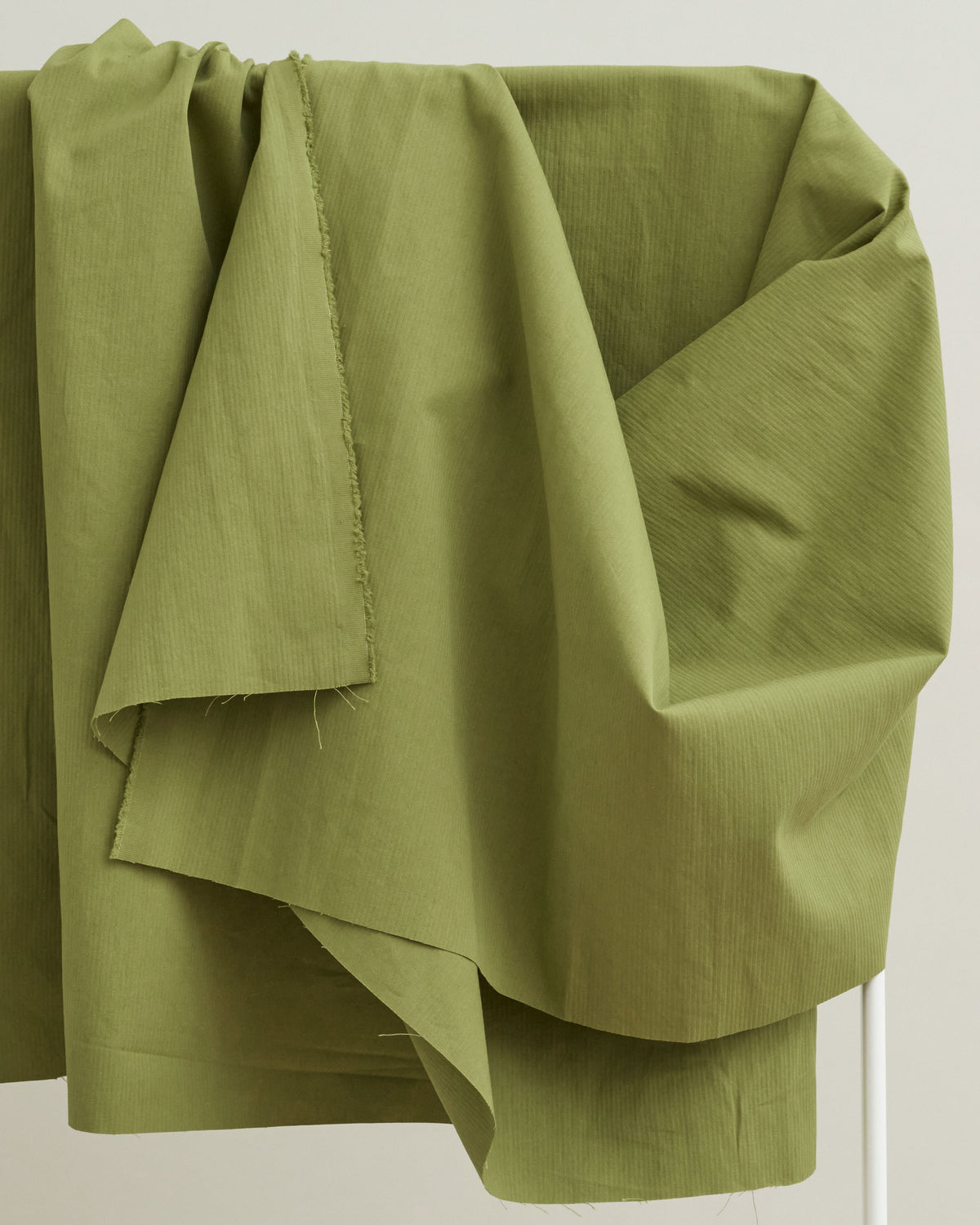Aloe Hickory Tonal Stripe Cotton Twill