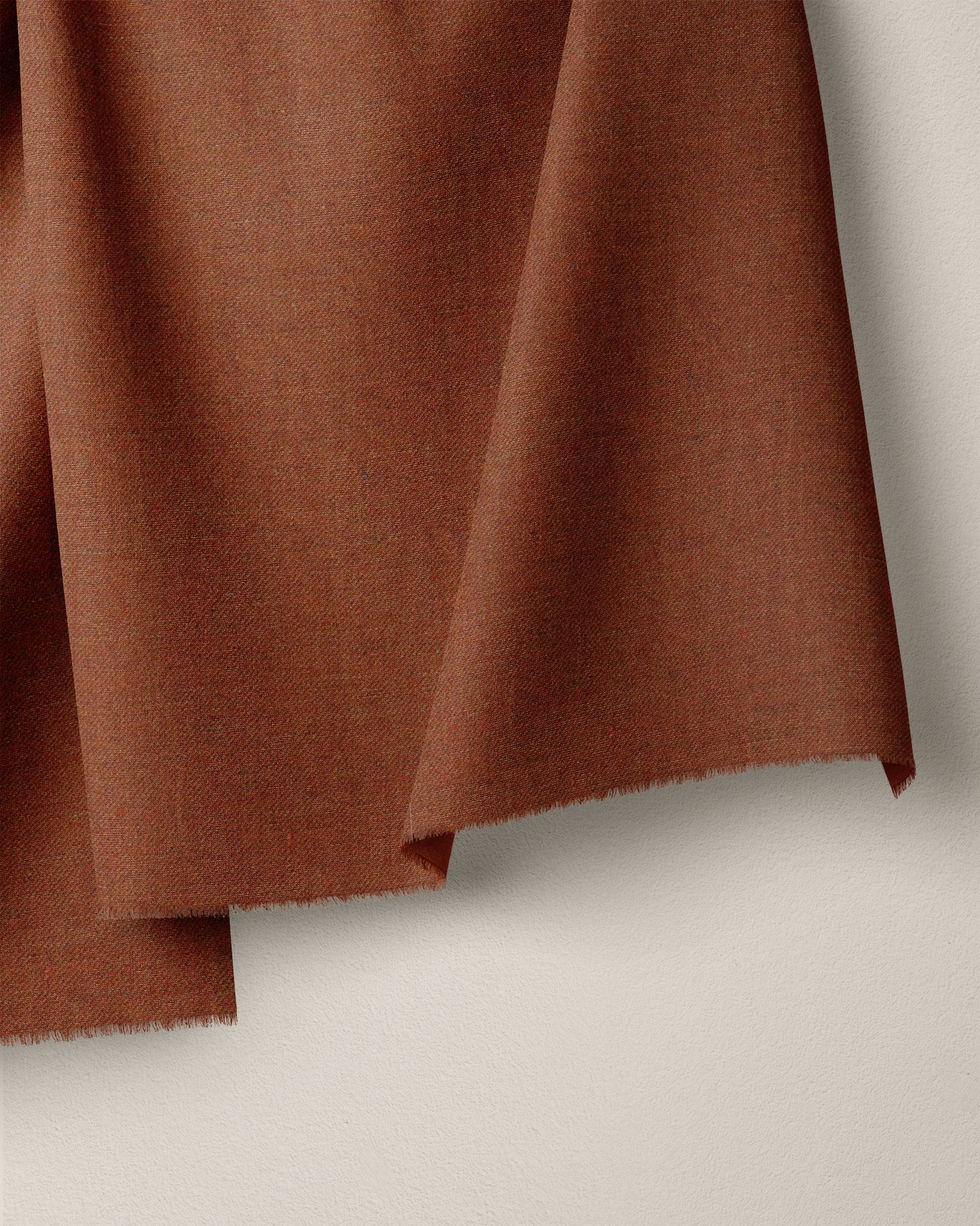 Amber Glow Linen Denim Twill