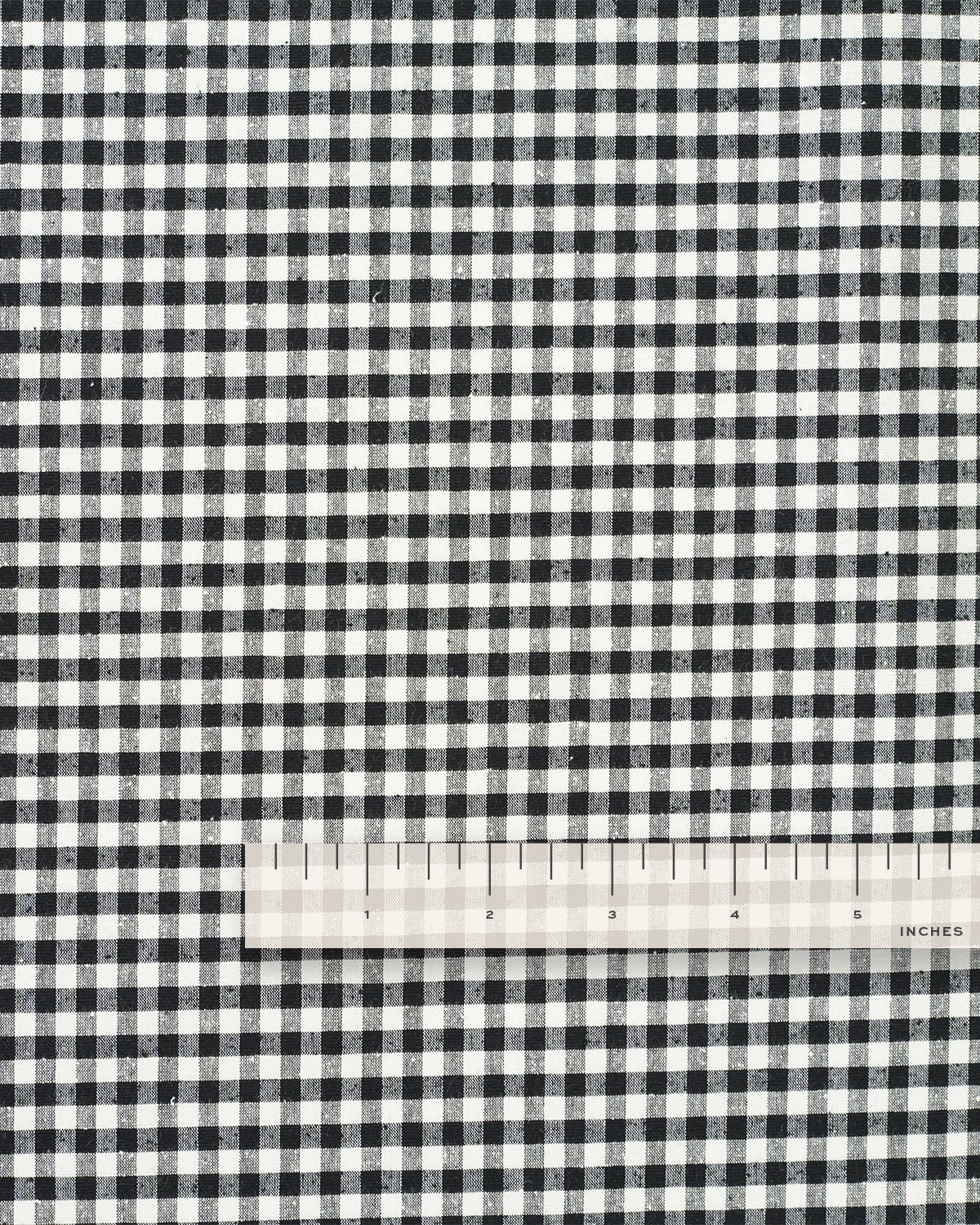 Black Micro Gingham Luxury Cotton Silk
