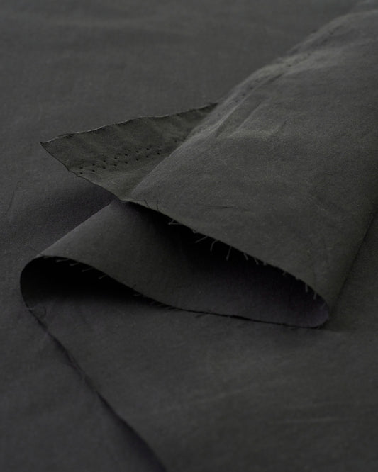 Black Midweight Poplin